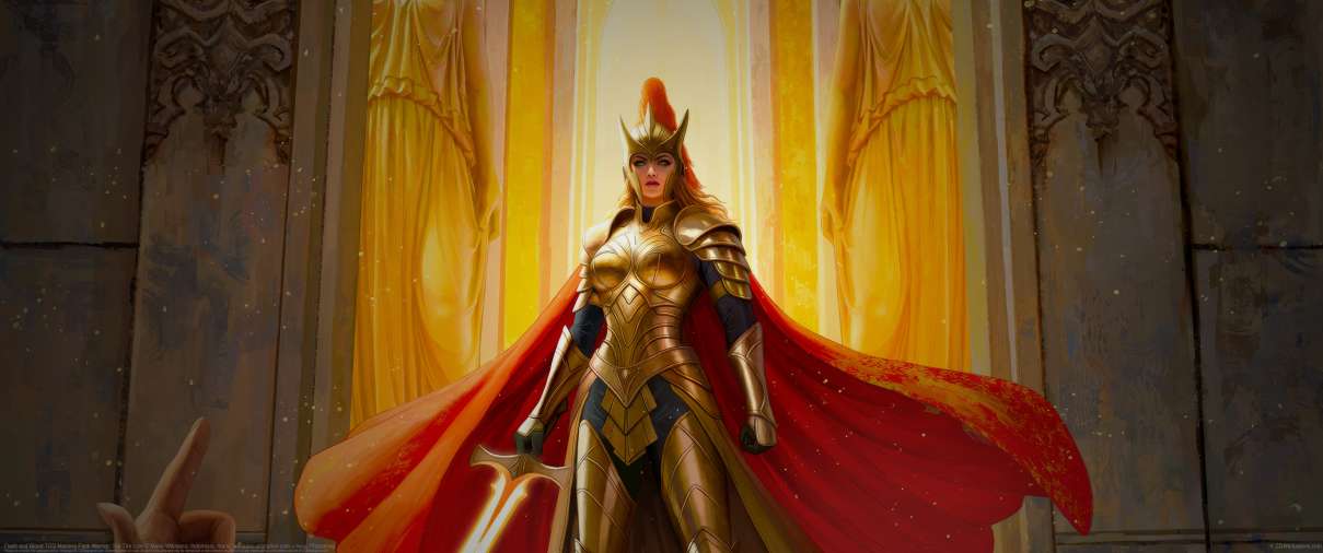 Flesh and Blood TCG Mastery Pack Warrior: Toe The Line ultrawide achtergrond