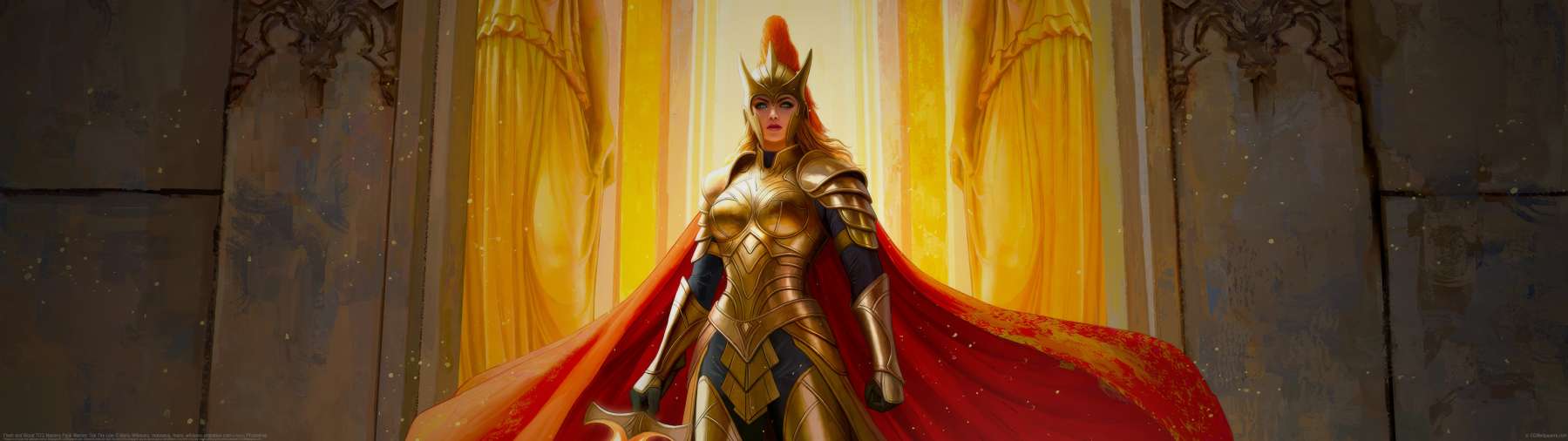 Flesh and Blood TCG Mastery Pack Warrior: Toe The Line ultrawide achtergrond