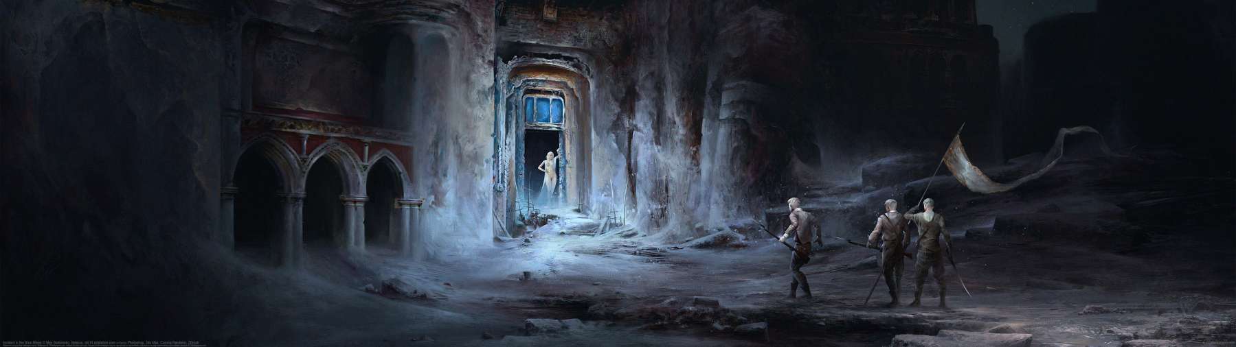 Incident in the Blue Mines ultrawide achtergrond