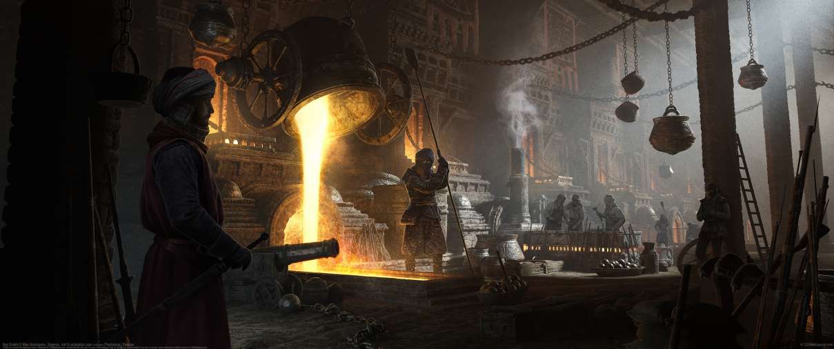 Baj-Grakh ultrawide achtergrond