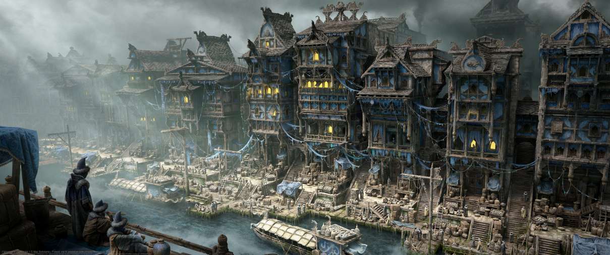 Fishermen's District Vol.1 ultrawide achtergrond