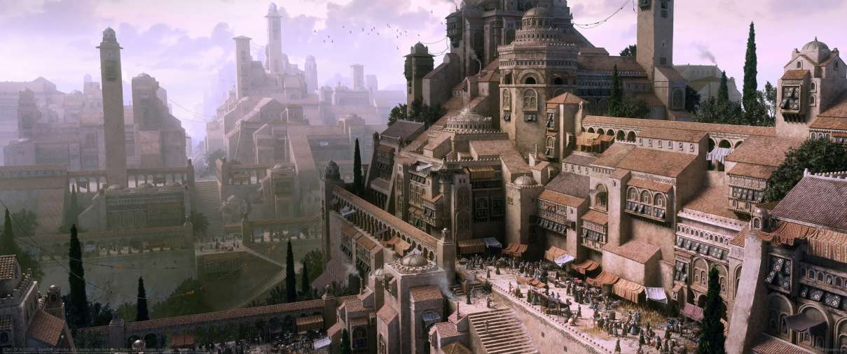 SONG OF ALCAZAR - Signature Collection of 3d models ultrawide achtergrond