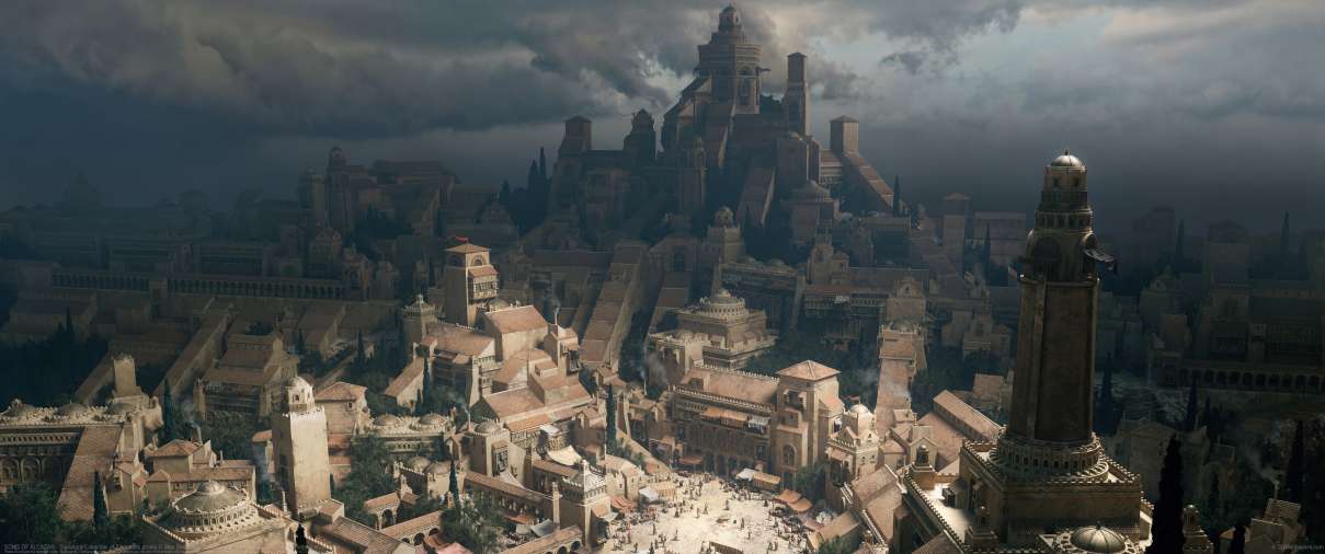 SONG OF ALCAZAR - Signature Collection of 3d models promo ultrawide achtergrond
