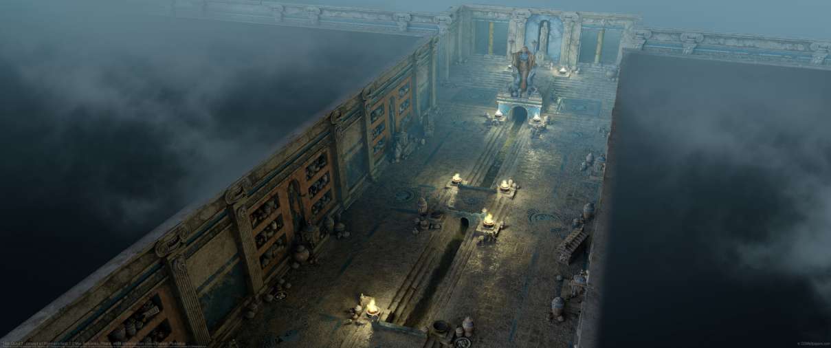 Titan Quest 2 - concept art Richman's tomb 2 ultrawide achtergrond