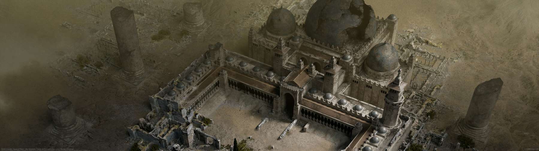 Trench Crusade - House of Pillars ultrawide achtergrond