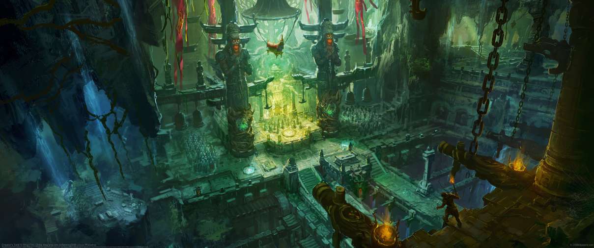 Emperors Tomb ultrawide achtergrond