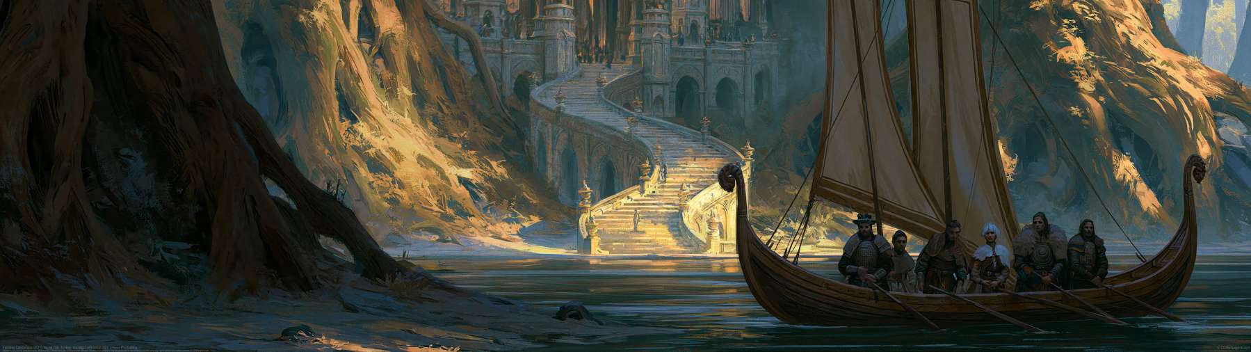 Fantasy Landscape 003 ultrawide achtergrond