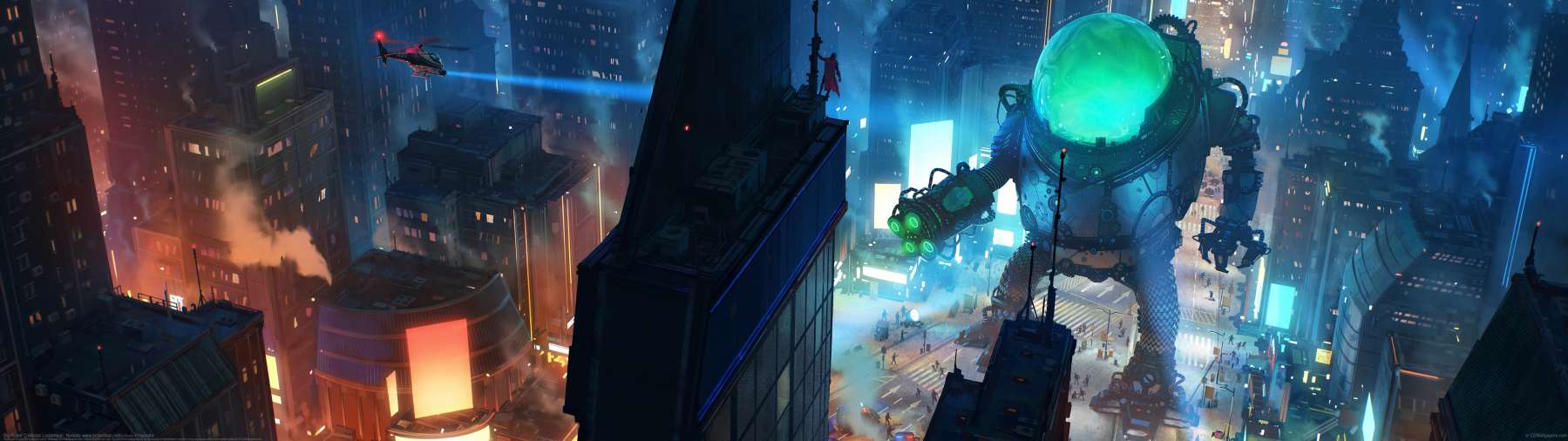 Big Robot ultrawide achtergrond