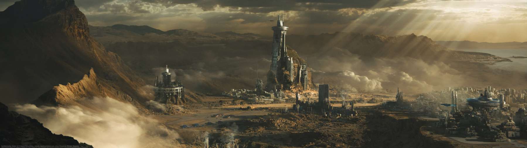 TechMechanika: Sector 12 ultrawide achtergrond