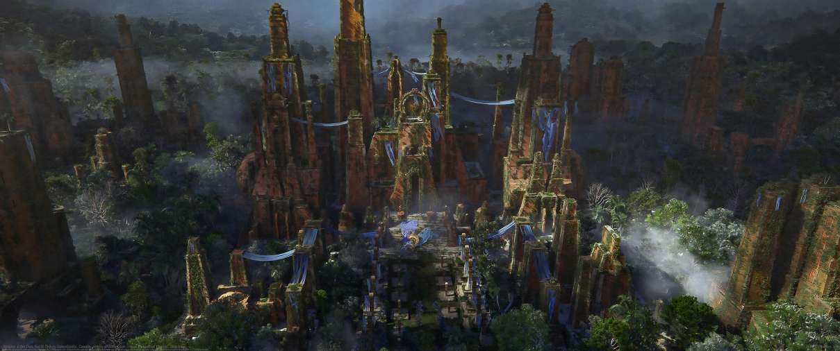 Temples of the Dark Sun ultrawide achtergrond