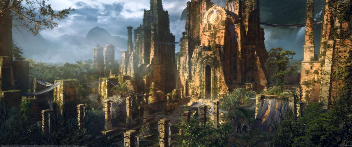 Temples of the Dark Sun 2 ultrawide achtergrond