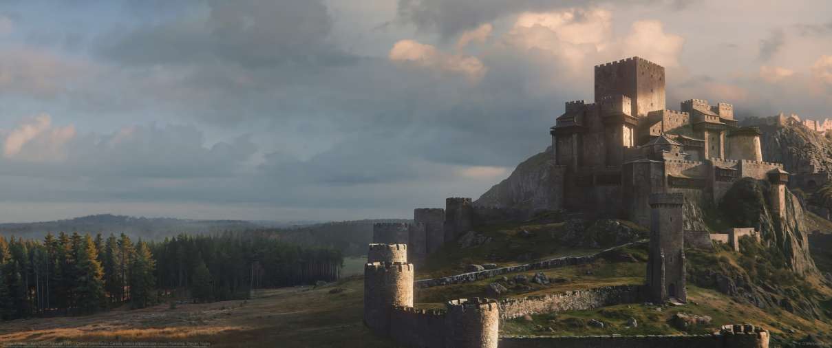 Westeros Awaits | MattePaint Challenge Entry ultrawide achtergrond