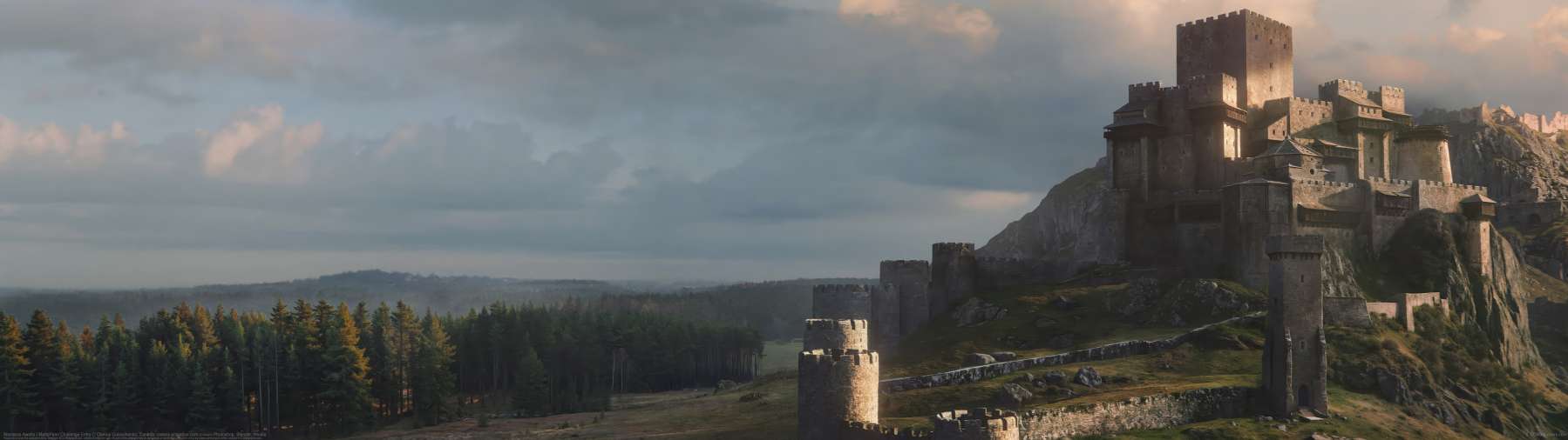 Westeros Awaits | MattePaint Challenge Entry ultrawide achtergrond