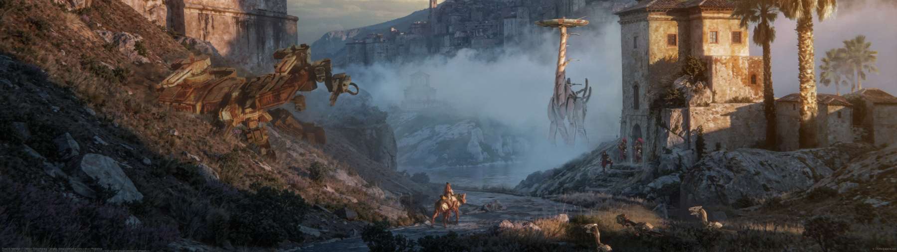 Road to Meridian ultrawide achtergrond