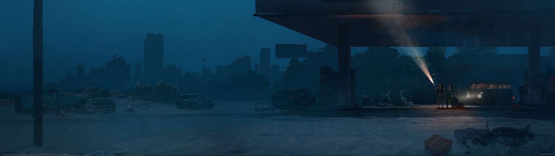 El Eternauta Concept Art work ultrawide achtergrond