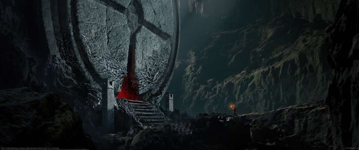 Cave ultrawide achtergrond