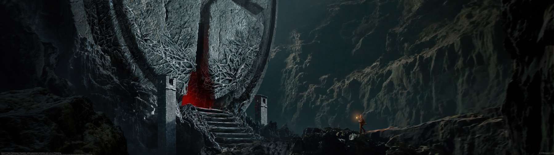 Cave ultrawide achtergrond