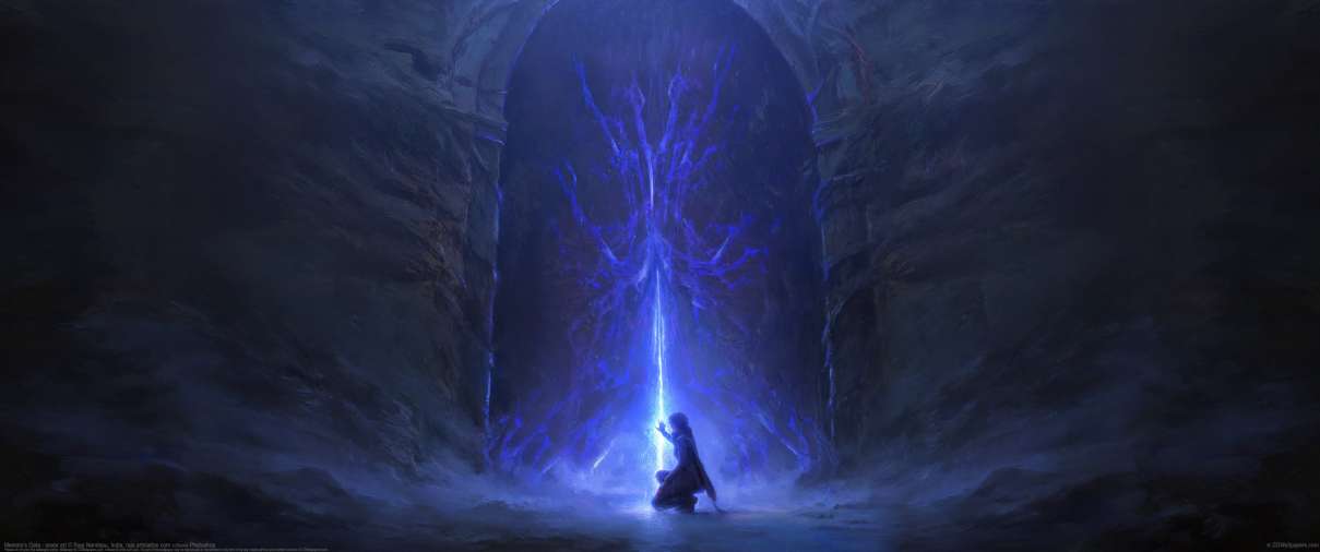 Memory's Gate - cover art ultrawide achtergrond