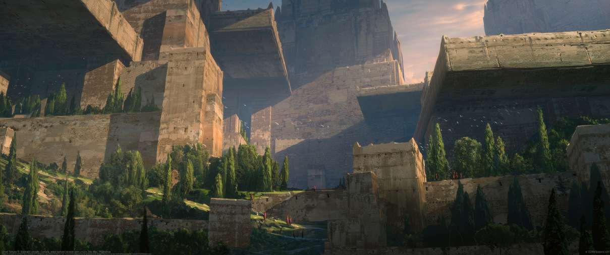 Great Temple ultrawide achtergrond