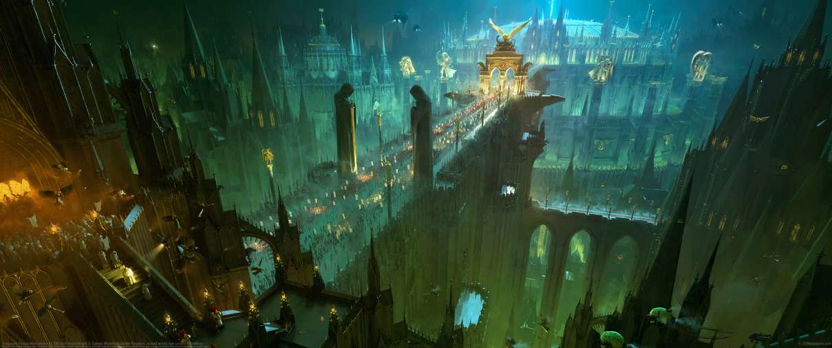 Emperors Palace Warhammer 40.000 ultrawide achtergrond