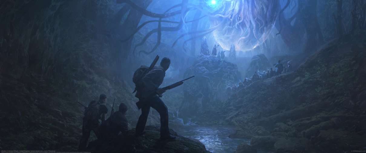 Cthulhu ultrawide achtergrond