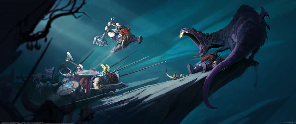 Fight ultrawide achtergrond