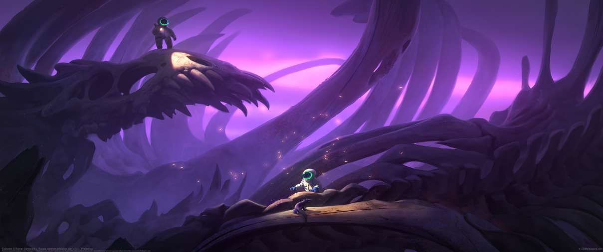 Explorers ultrawide achtergrond