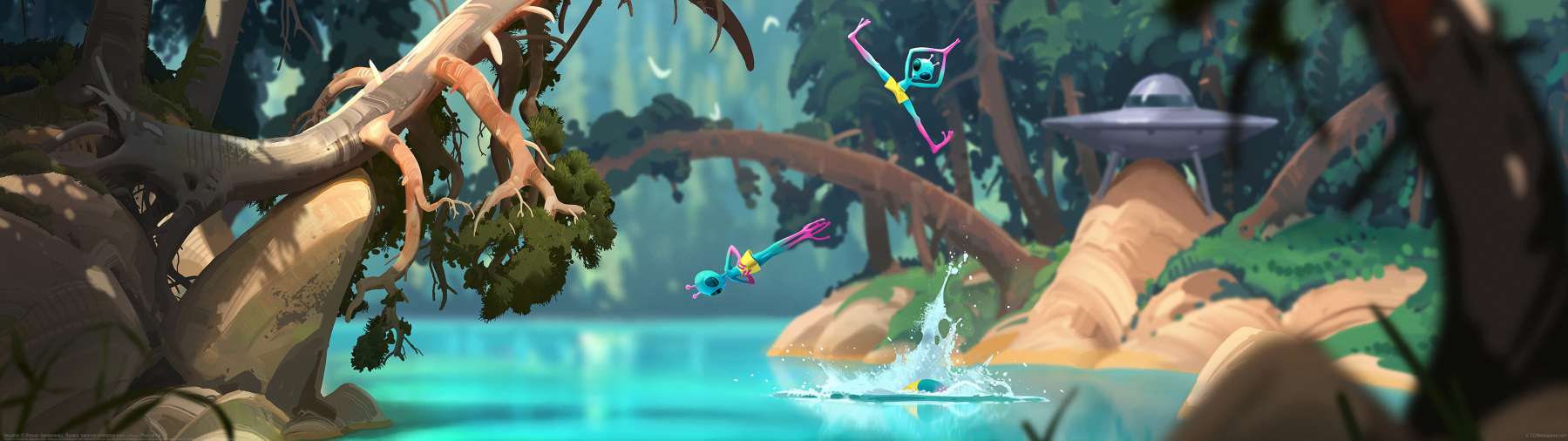 Vacation ultrawide achtergrond