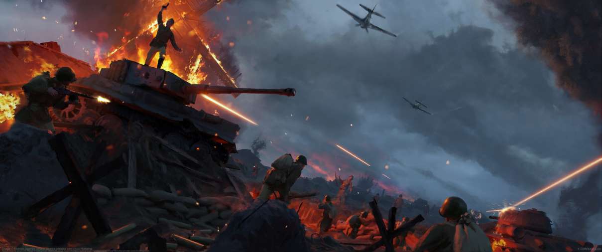 Charge! ultrawide achtergrond