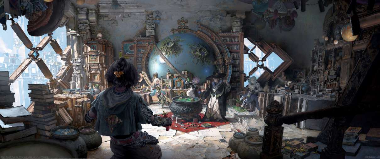Magic Room ultrawide achtergrond