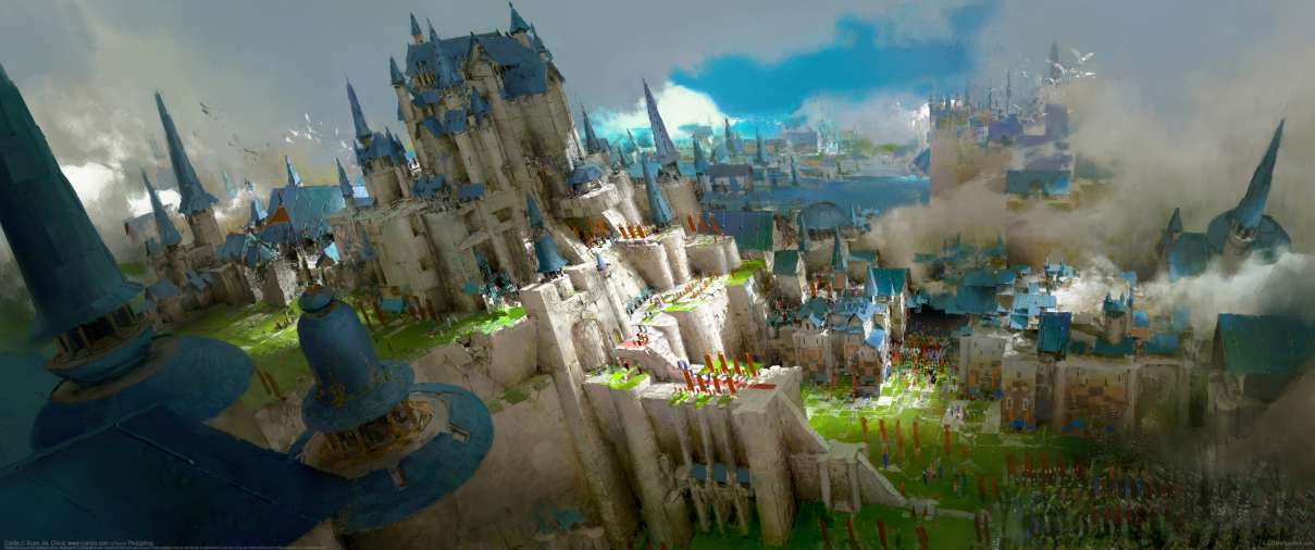 Castle ultrawide achtergrond