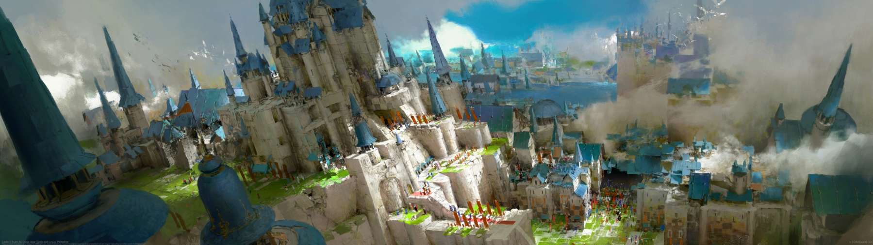 Castle ultrawide achtergrond