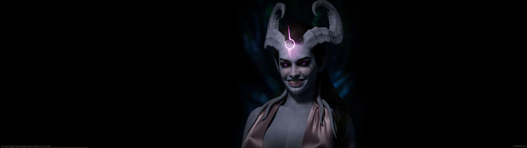 Evil Limain ultrawide achtergrond