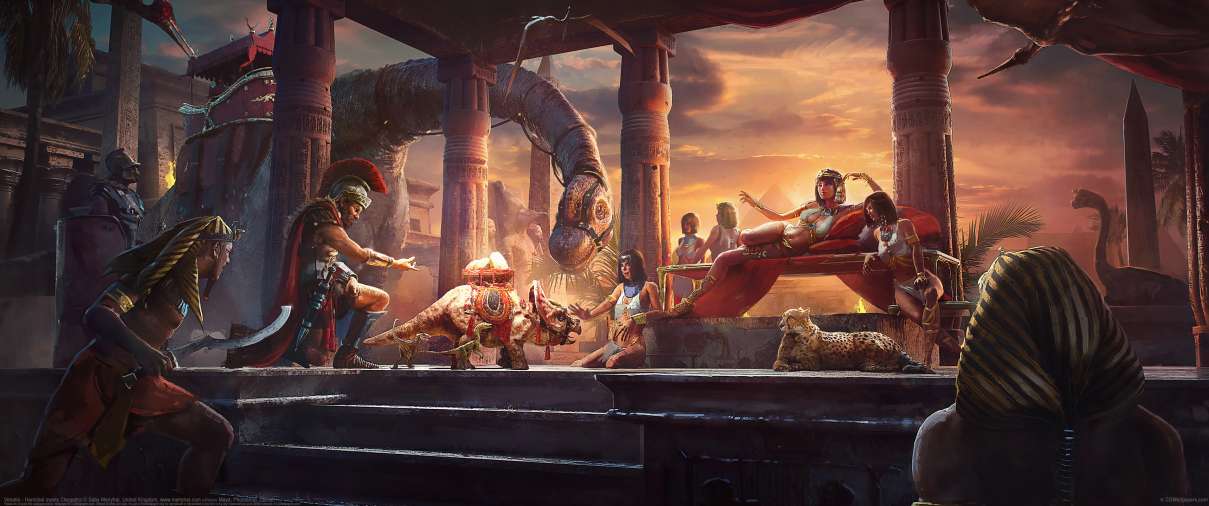 Venatio - Hannibal meets Cleopatra ultrawide achtergrond