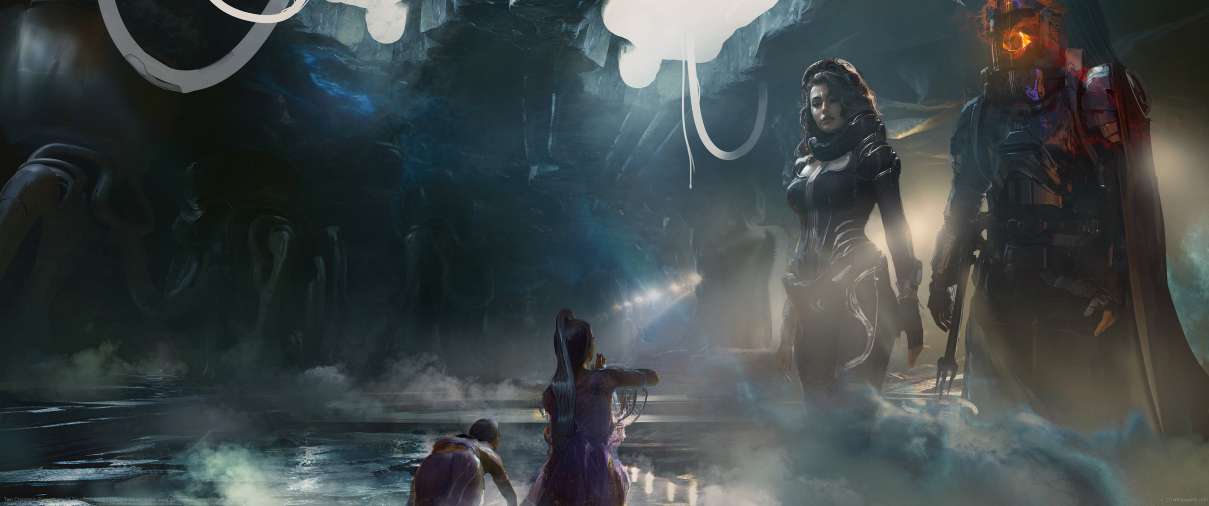 Two Cryogenic Passengers Of TimeSpaceship ultrawide achtergrond