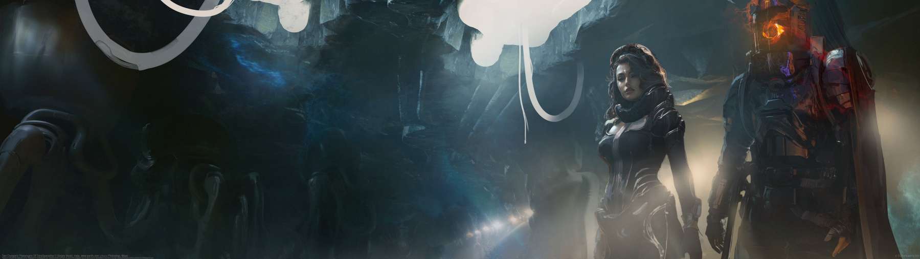 Two Cryogenic Passengers Of TimeSpaceship ultrawide achtergrond