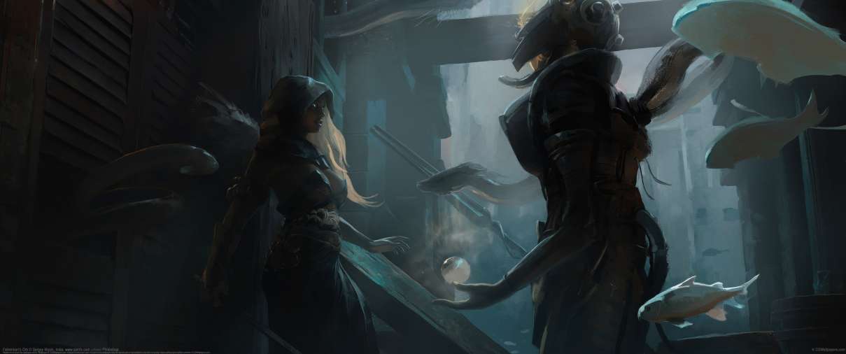 Fisherman's Orb ultrawide achtergrond