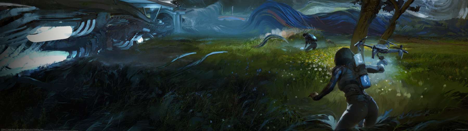 Children ultrawide achtergrond