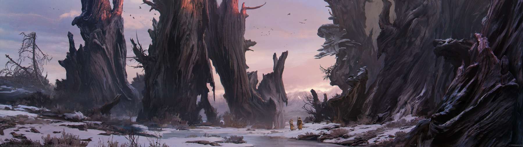 Hunters ultrawide achtergrond
