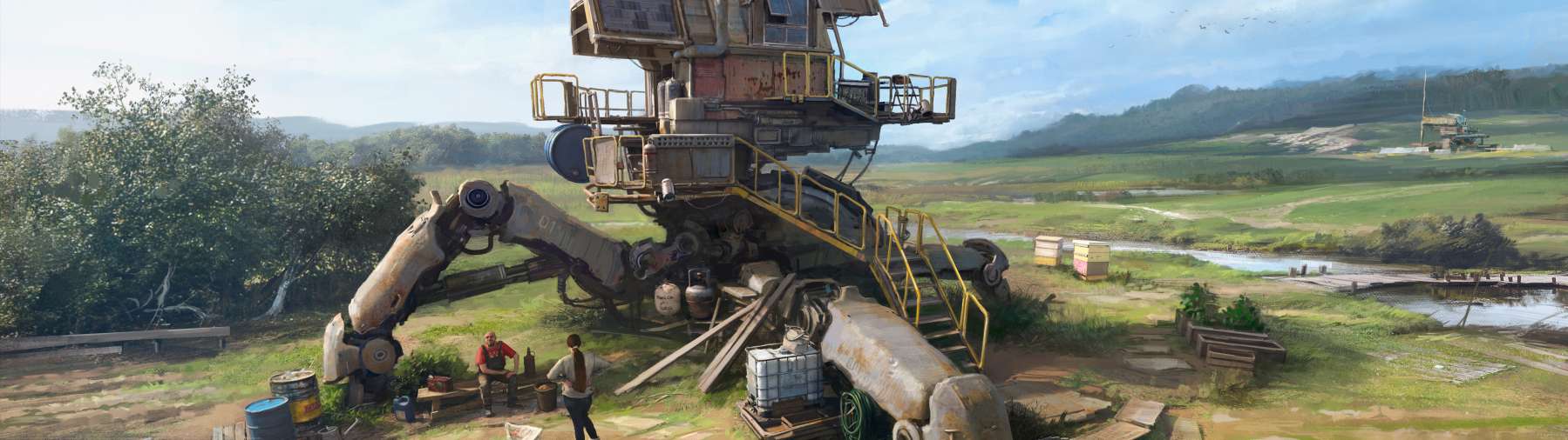 Dacha ultrawide achtergrond