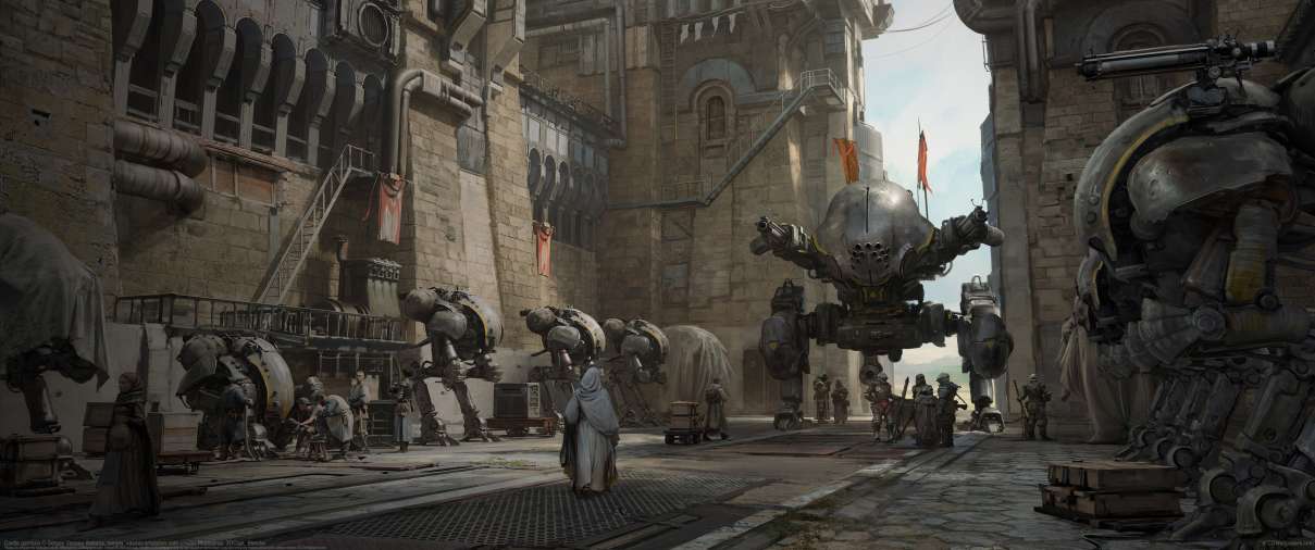 Castle garrison ultrawide achtergrond