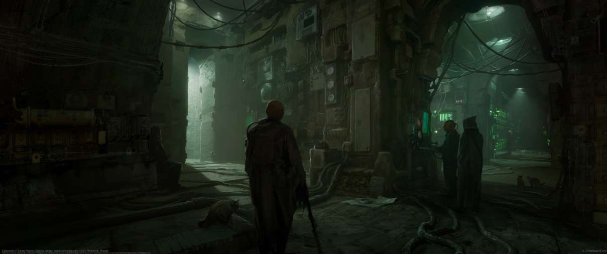 Catacombs ultrawide achtergrond