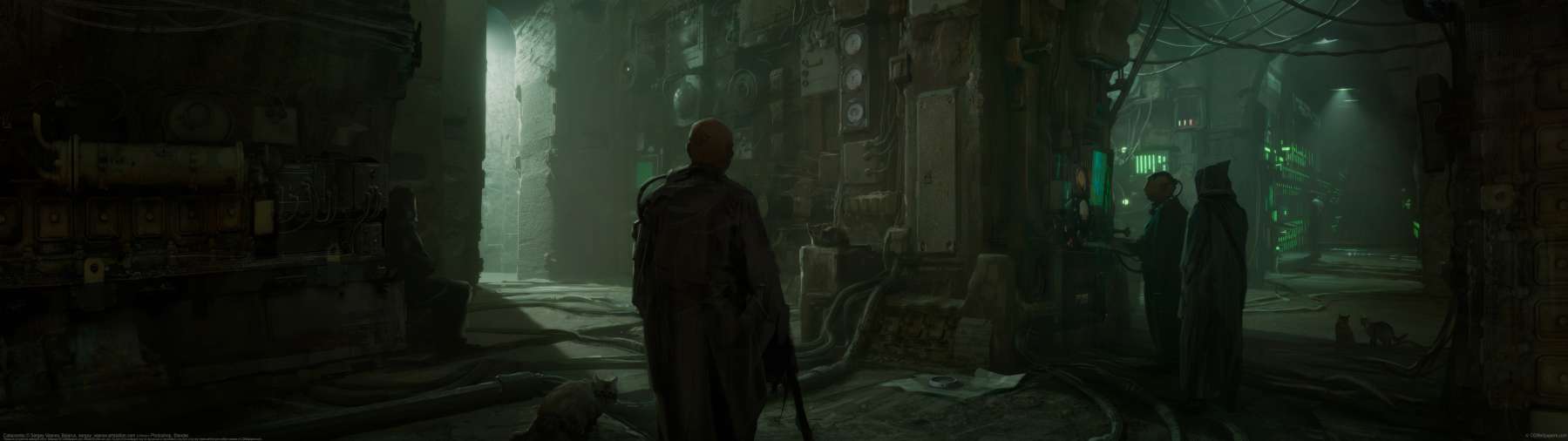 Catacombs ultrawide achtergrond