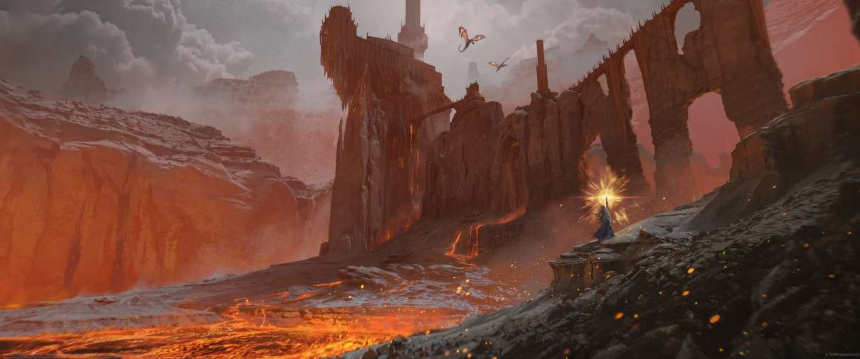 Arduus Dungeon ultrawide achtergrond
