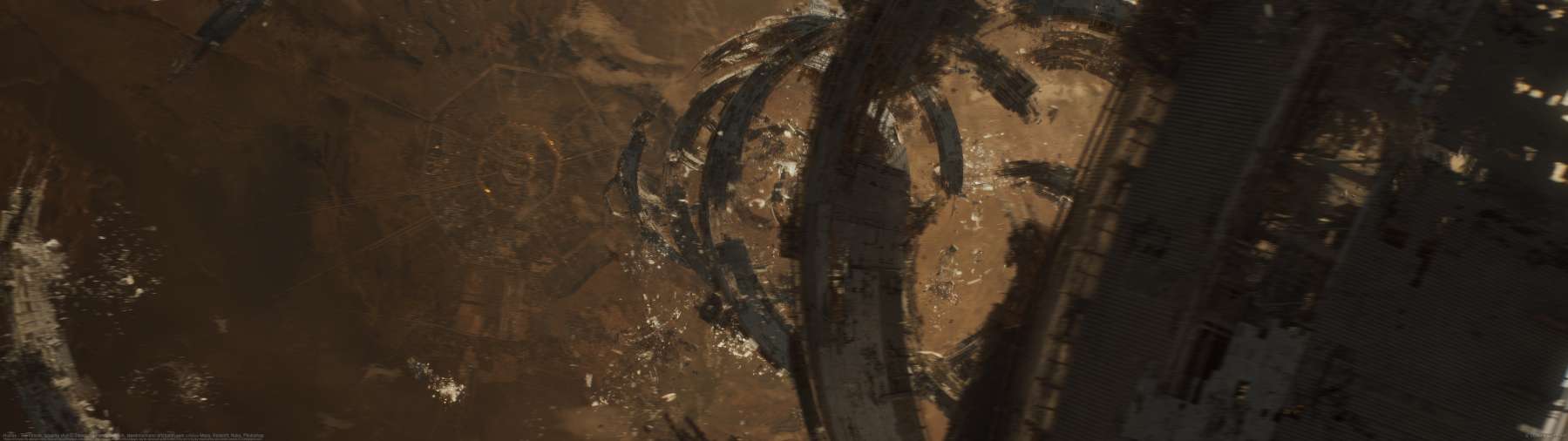 Huxley - The Oracle, opening shot ultrawide achtergrond