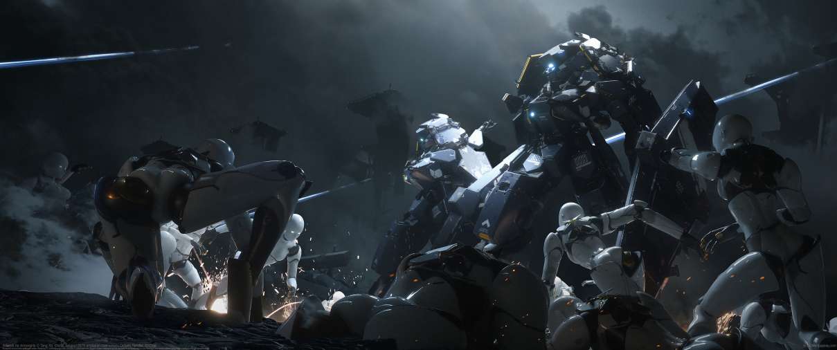 Artwork for Armorgirls ultrawide achtergrond