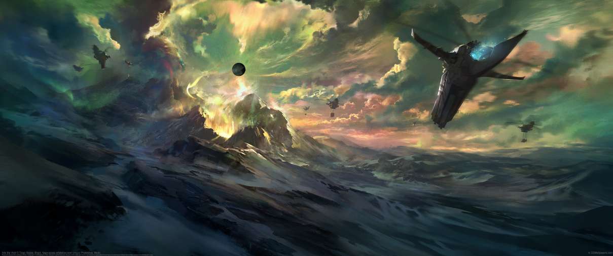 Into the Void ultrawide achtergrond
