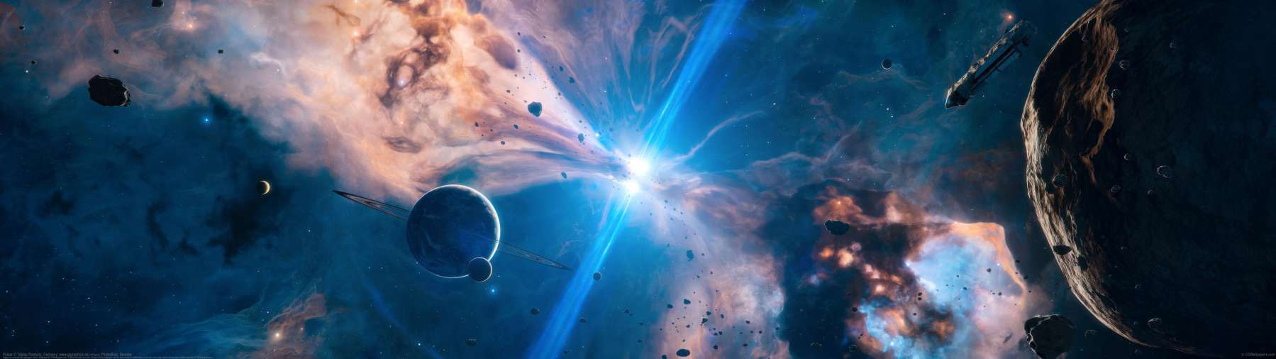 Pulsar ultrawide achtergrond