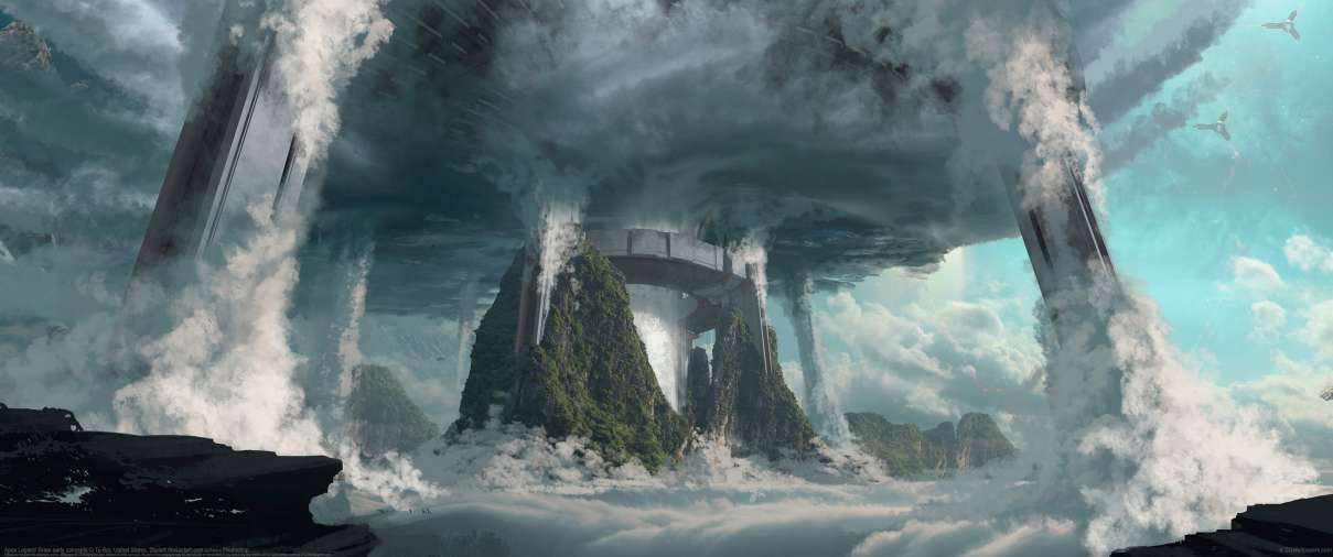 Apex Legend Skies early concepts ultrawide achtergrond