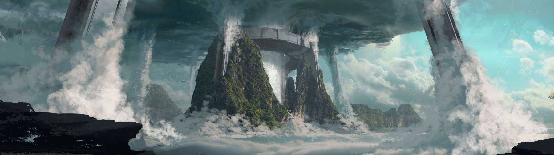 Apex Legend Skies early concepts ultrawide achtergrond